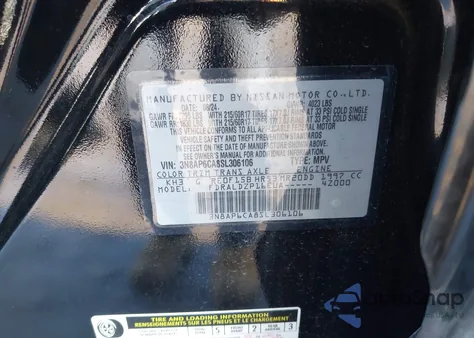 2025 Nissan Kicks Sv Fwd z USA, uszkodzony, nr VIN 3N8AP6CA8SL306106